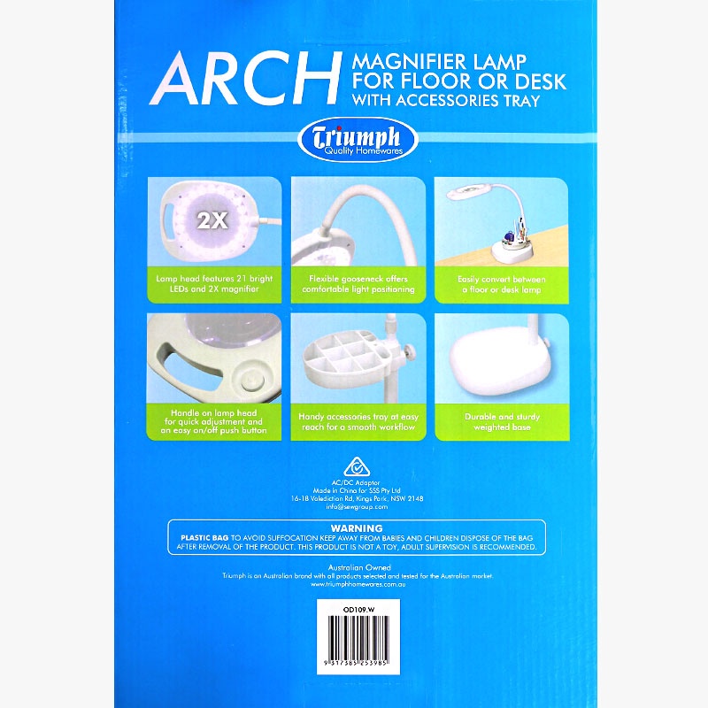 Triumph Arch Magnifier Lamp for Floor or Desk 1 7027d040-59b5-49a0-b447-feac333708a7