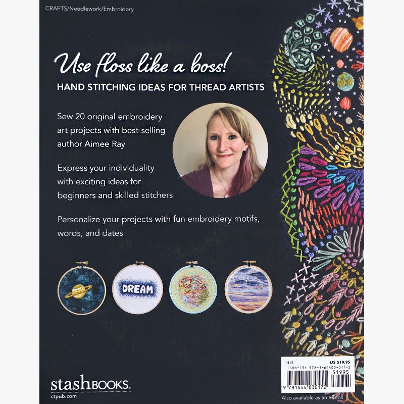 AIMEE RAY Doodle Stitching Embroidery Art: Move Beyond The Pattern 1 e607f65b-3730-41bb-b1c7-e654c57a950f