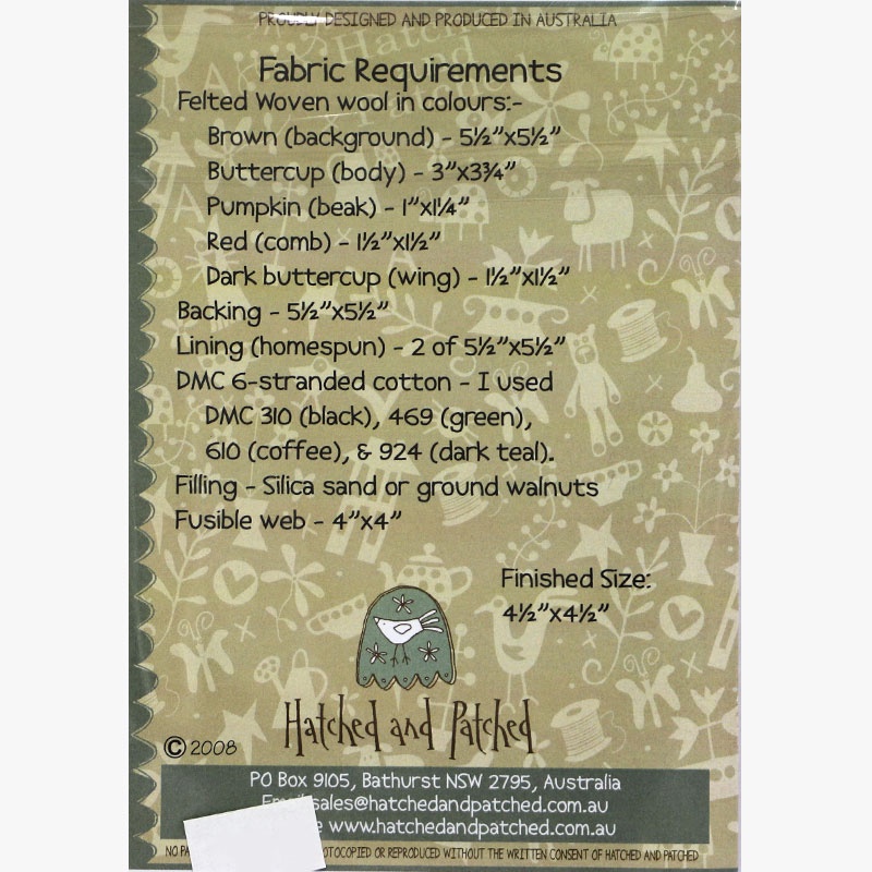 Hatched and Patched Chickadee Pincushion Kit 1 4a05269a-9fbc-9b65-2a78-719c08f30d5e