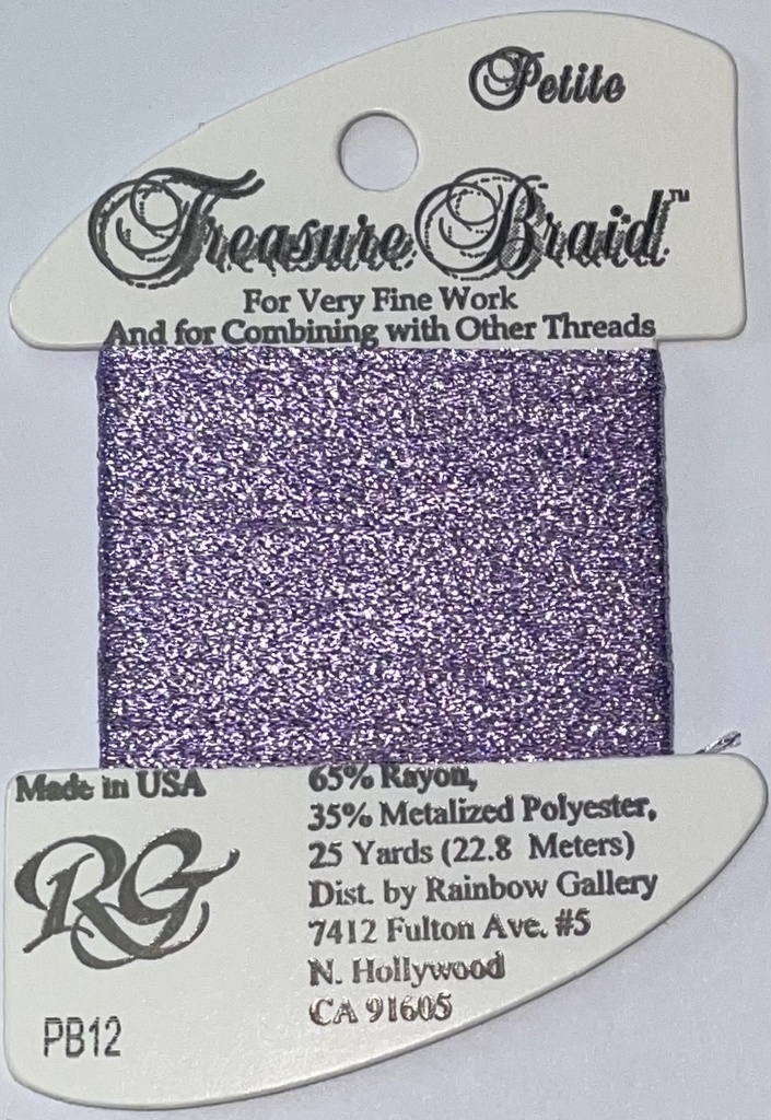 Rainbow Gallery Petite Treasure Braid PB12 Lavender 1 8a4736fe-8f7f-40de-98d0-39e59d18ffbf