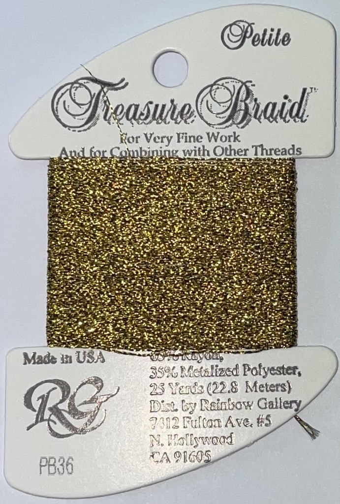 Rainbow Gallery Petite Treasure Braid PB36 Antique Gold 1 6aaf4e8a-85f7-4843-bfbd-ad550d7d69a0