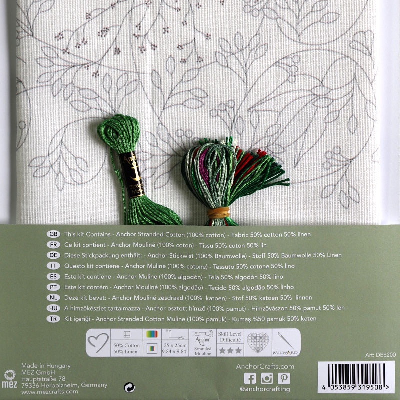 Anchor Printed Linen Collection-Summer Vine 1 64424806-848c-f909-4cb9-e81e9bcb428b