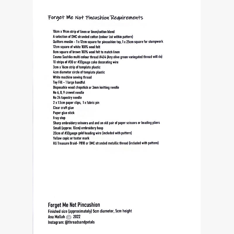 Ana Mallah Forget Me Not Pincushion 1 03debacf-c90e-44e6-8557-78d72e65b575