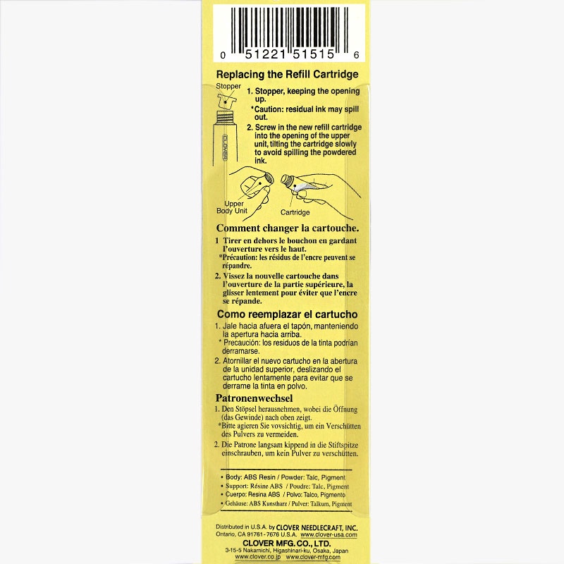 Clover Refill Cartridge for Chaco Liner Pen Blue 4720 1 36a43a87-6883-43e4-8d07-bdad7cdb63dd