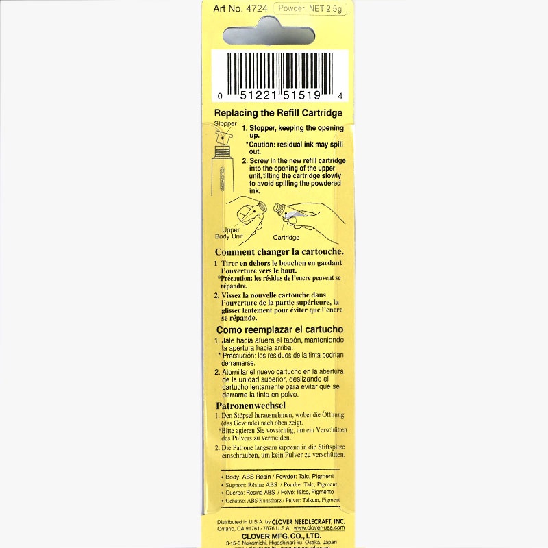 Clover Refill Cartridge for Chaco Liner Pen Silver 1 d0cb1f79-8ccc-4d21-926d-ae80a226ce72