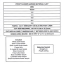 Just Nan Frost Flower Garden Biscornu & Mouse Limited Edition 2025 1 69235bc6-453b-45f9-b91c-a2c7eb15640e