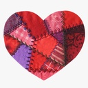 Susan Clarke Large Heart Crazy Patchwork Cushion 1 b918921d-3f4c-424b-af58-59d66b18dd04