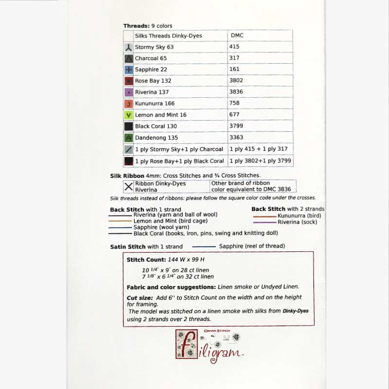 Filigram Cross Stitch Chart Mother Cat 1 5c08c920-c081-0c8b-7fb0-69467de7c0eb