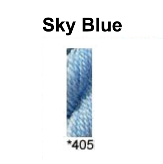 Gumnut Threads Blossoms 405 Sky Blue