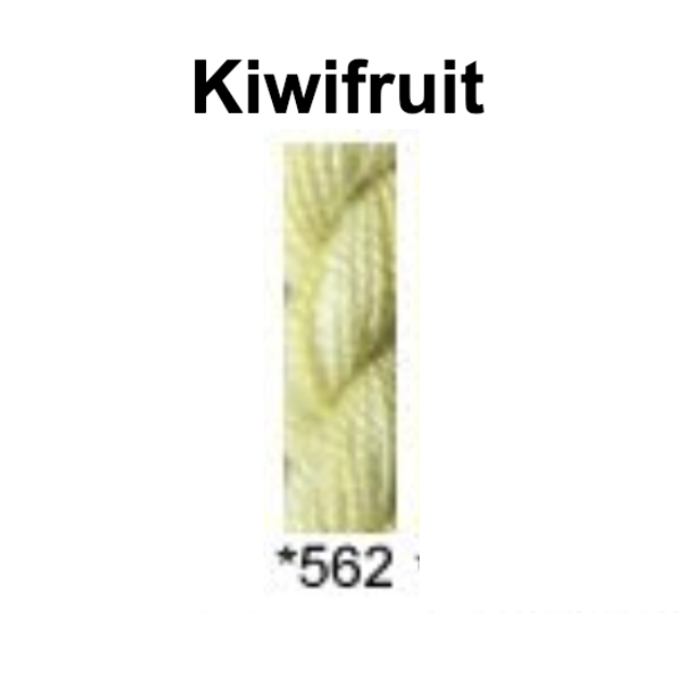 Gumnut Threads Blossoms 562 Kiwifruit