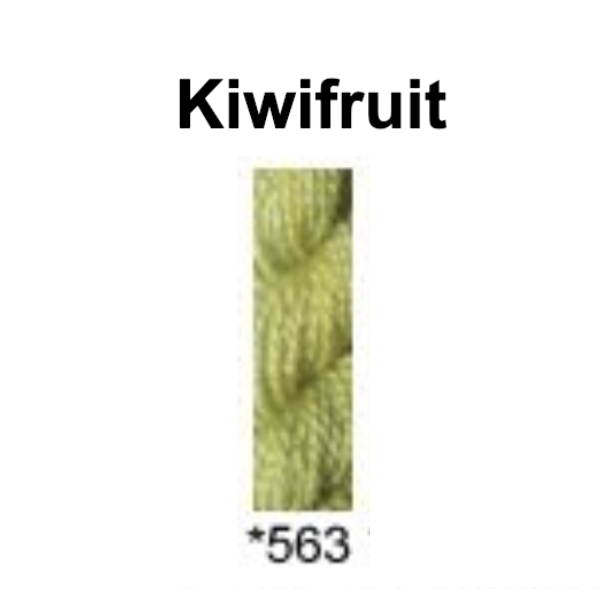 Gumnut Threads Blossoms 563 Kiwifruit
