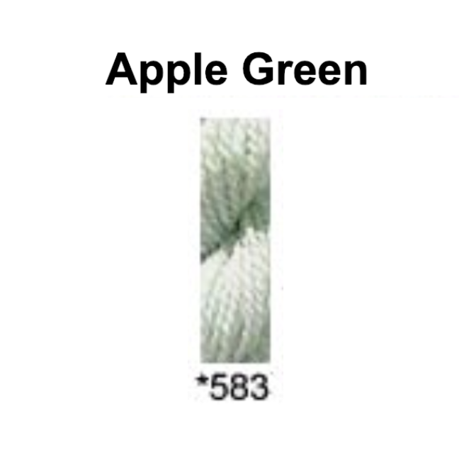 Gumnut Threads Blossoms 583 Apple Green