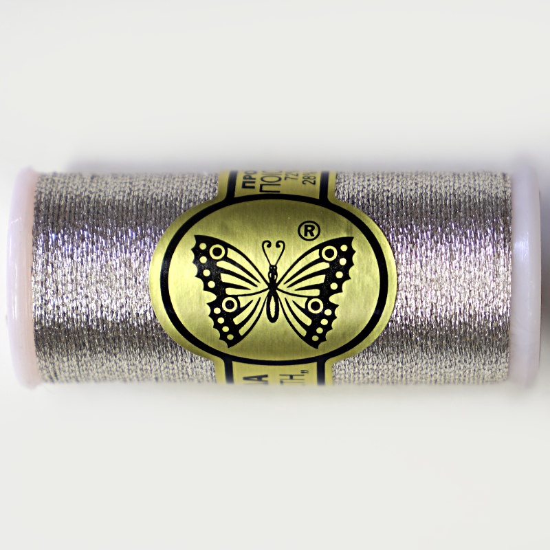 Au Papillon Thread Reel 104 Light Silver