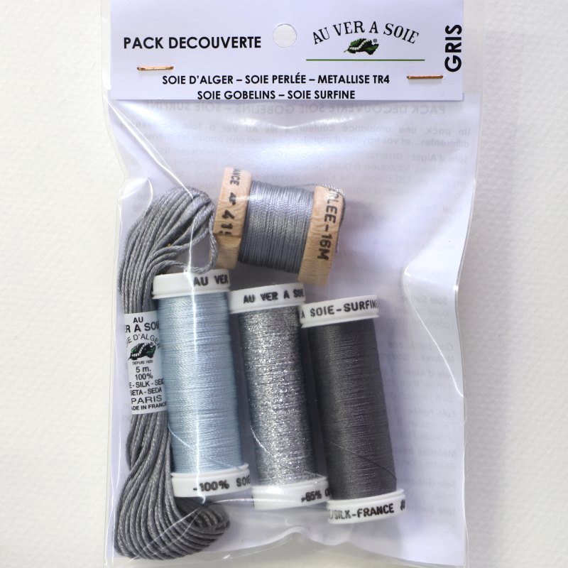 Au Ver À Soie Discovery Pack Gris