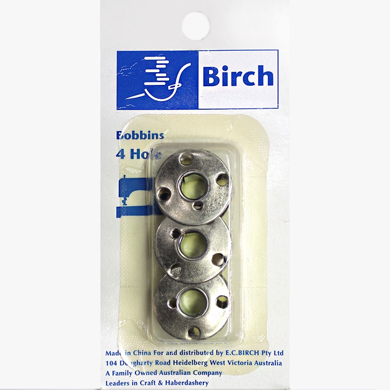 Birch 4 Hole Bobbins