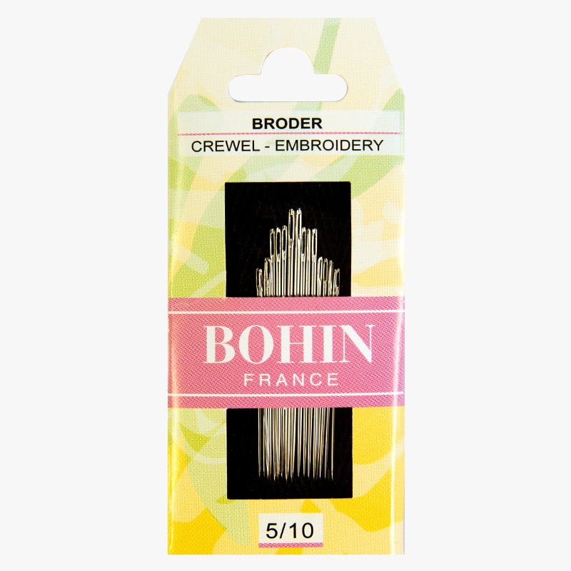 Bohin Crewel Needles Size 5/10