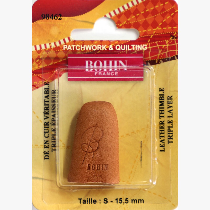 Bohin Triple Leather Thimble Sm