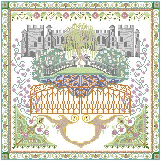Chatelaine CHAT026 The Weeping Willow Keep Cross Stitch Pattern