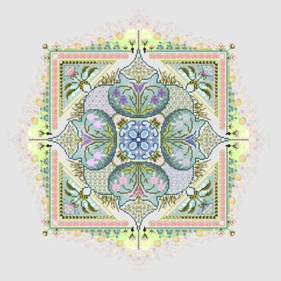 Chatelaine CHAT061 The Spring Knotgarden Cross Stitch Pattern