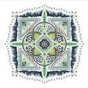 Chatelaine CHAT098 Autumn Watergarden Mandala Cross Stitch Pattern