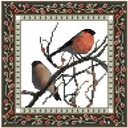Chatelaine ONL110 Bird Tapestry 1 / Bullfinch Cross Stitch Pattern