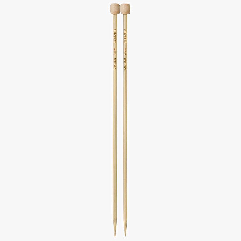 Clover Bamboo Knitting Needles Size 3 (33cm Long)