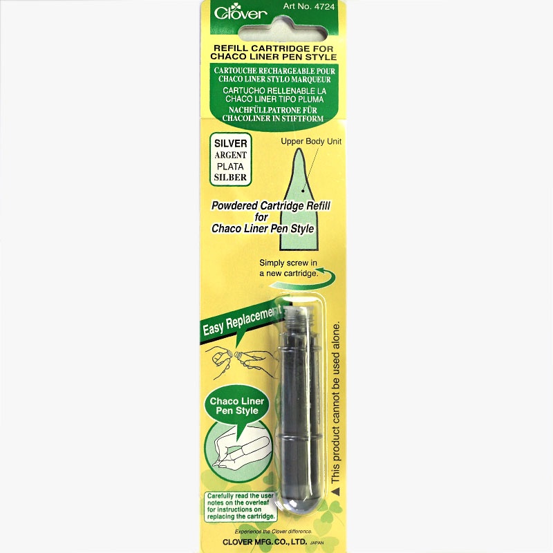 Clover Refill Cartridge for Chaco Liner Pen Silver
