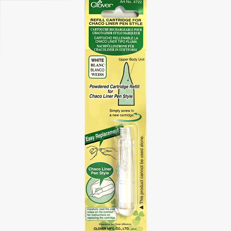 Clover Refill Cartridge for Chaco Liner Pen White