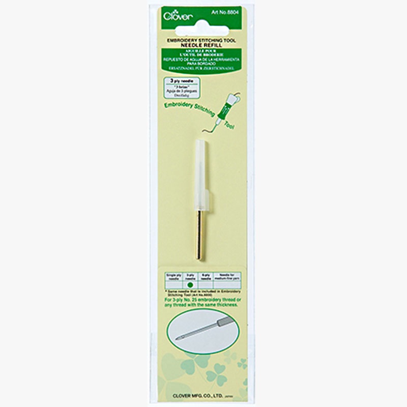 Clover Stitching Tool Needle Refill 6 Ply 8803