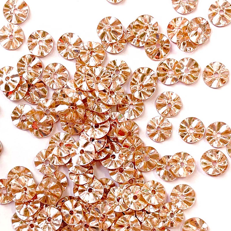 Colour streams Sequins S253 Roundwheel 7mm Dusty Pink