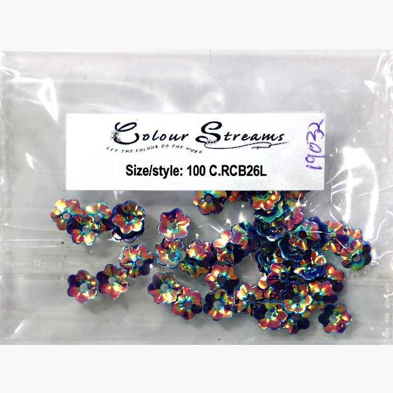 Colour Streams Sequins S60 Flower Bronze Large