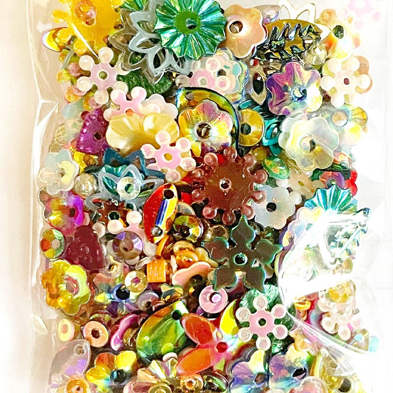 Colour Streams Sequins Surprise Mixed Bag S100 Multi Colours & Multi Sizes