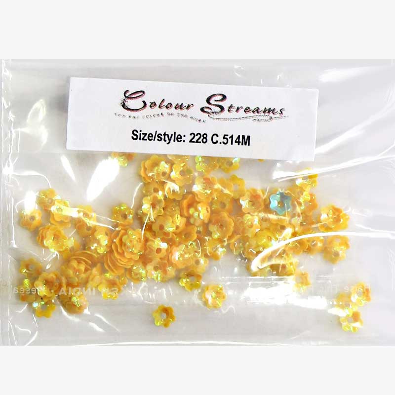 Colour Streams Sequins Yellow CS87