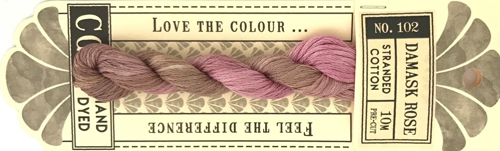 Cottage Garden Stranded Thread 0102 Damask Rose