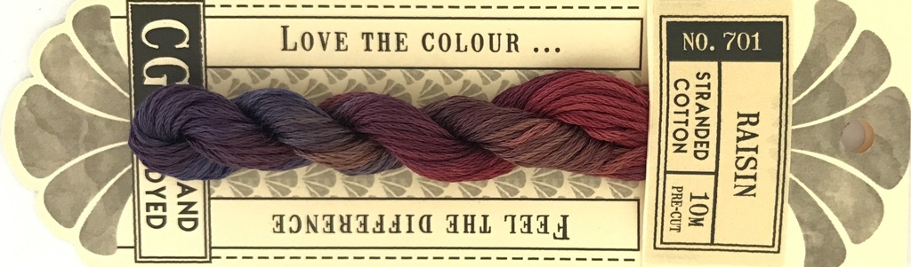 Cottage Garden Stranded Thread 0701 Raisin /BR06- Maison
