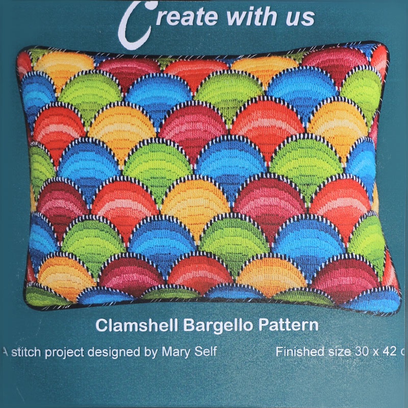 Create With Us Cushion Kit Clamshell Bargello Pattern