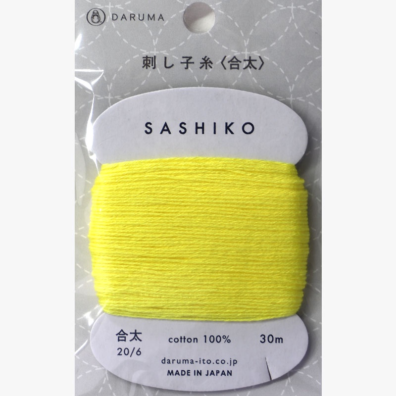 Daruma Sashiko Thread Thick 203 Lemon
