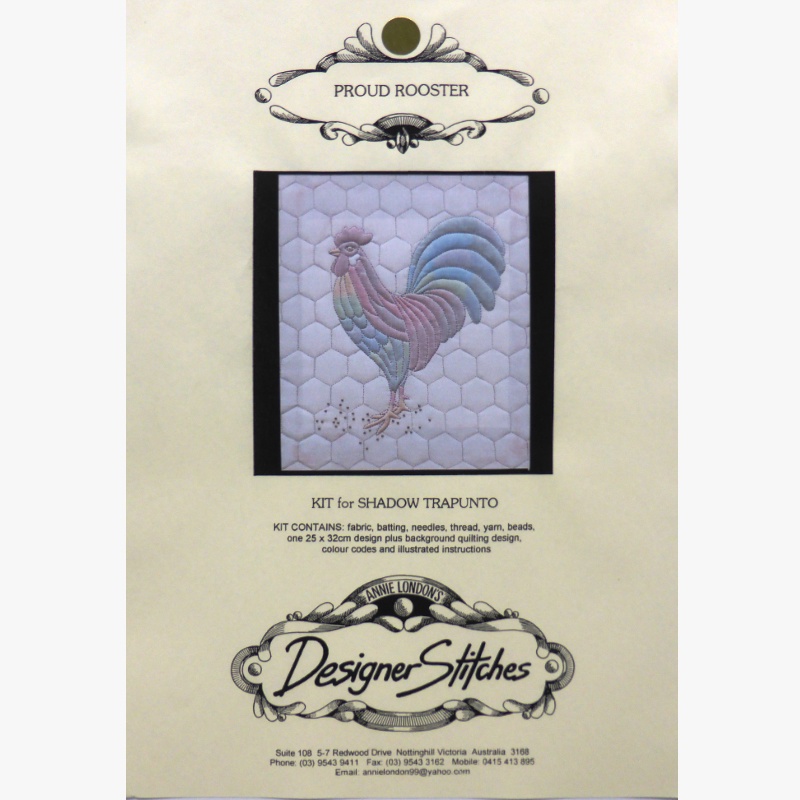Designer Stitches Proud Rooster