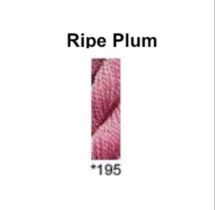 Gumnut Threads Daisies 195 Ripe Plum