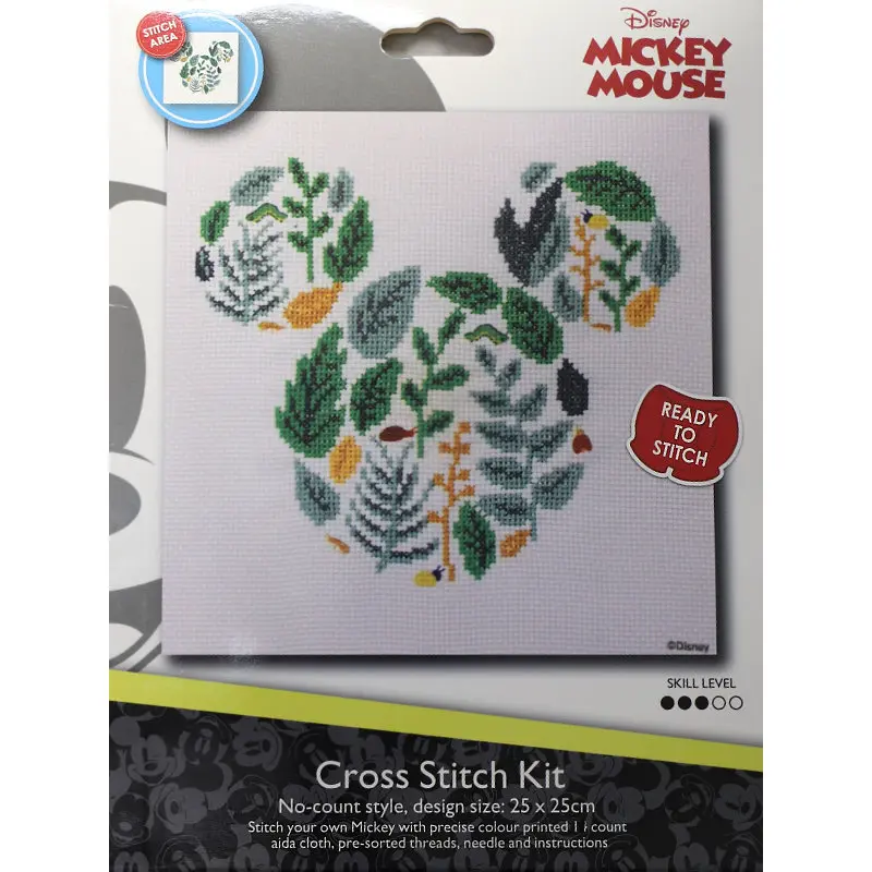 Disney Mickey Mouse Garden Cross Stitch Kit