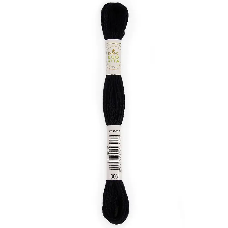 DMC Eco Vita Organic Crewel Wool 006 Charcoal Myrtle