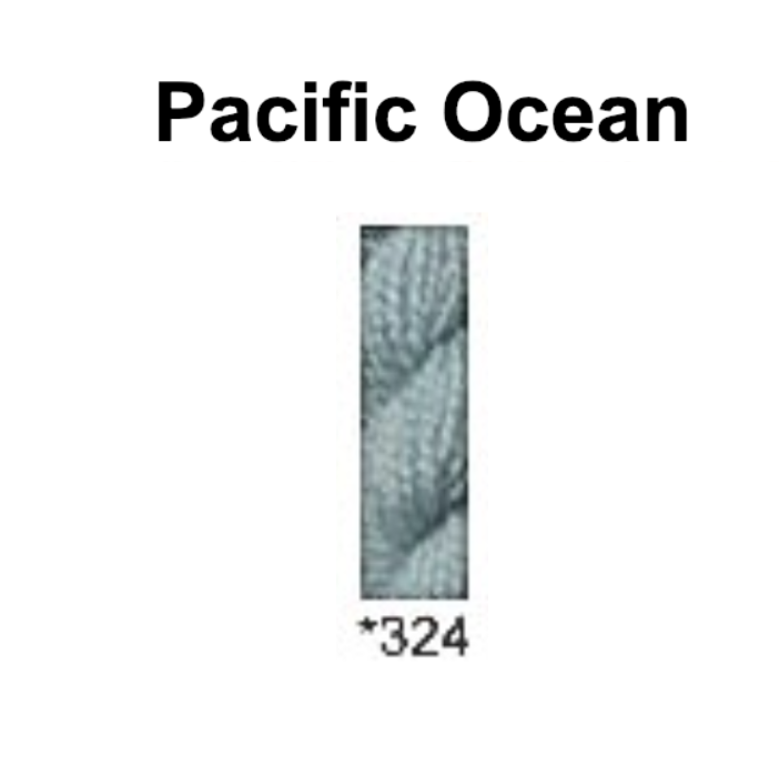 Gumnut Threads Daisies 324 Pacific Ocean