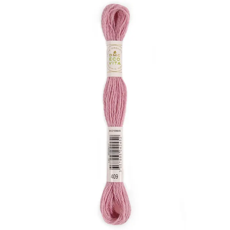 DMC Eco Vita Organic Crewel Wool 409 Clematis Cochineal
