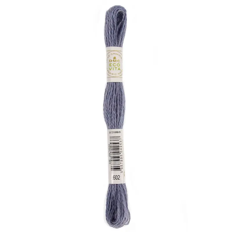DMC Eco Vita Organic Crewel Wool 602 Mist Indigo