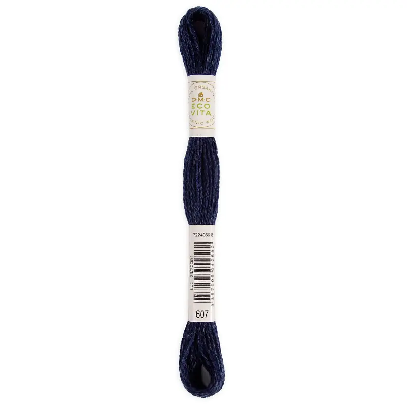 DMC Eco Vita Organic Crewel Wool 607 Night Indigo