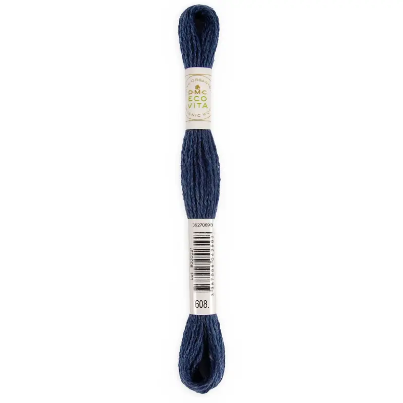 DMC Eco Vita Organic Crewel Wool 608 Navy Indigo