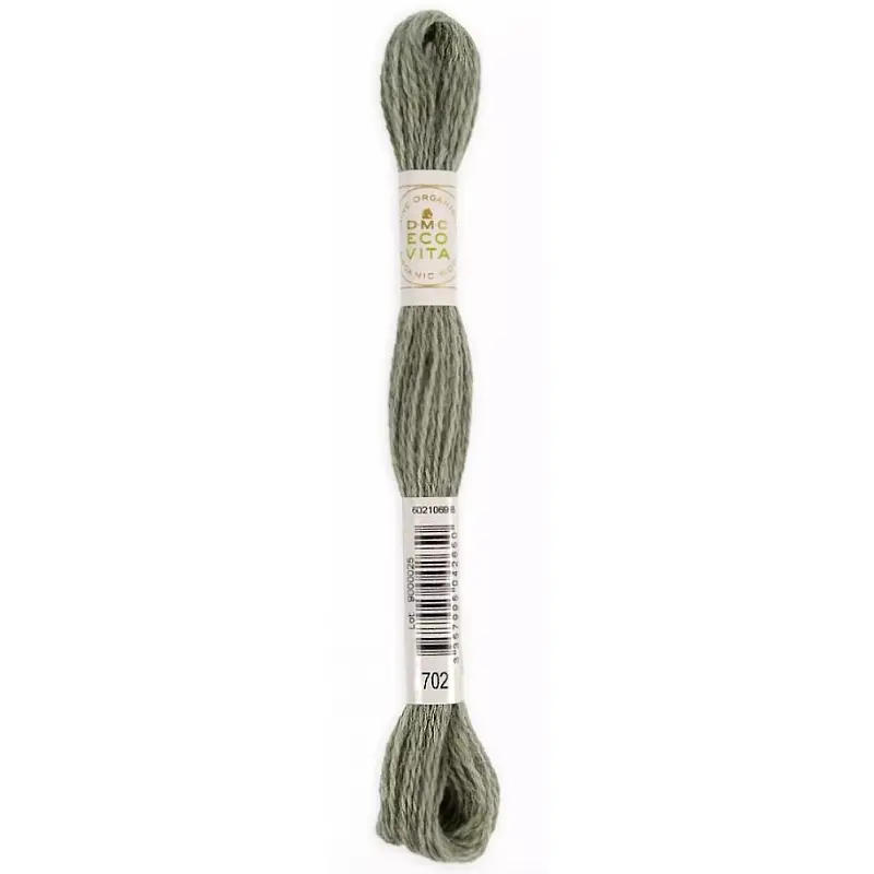 DMC Eco Vita Organic Crewel Wool 702  Lichen Woald