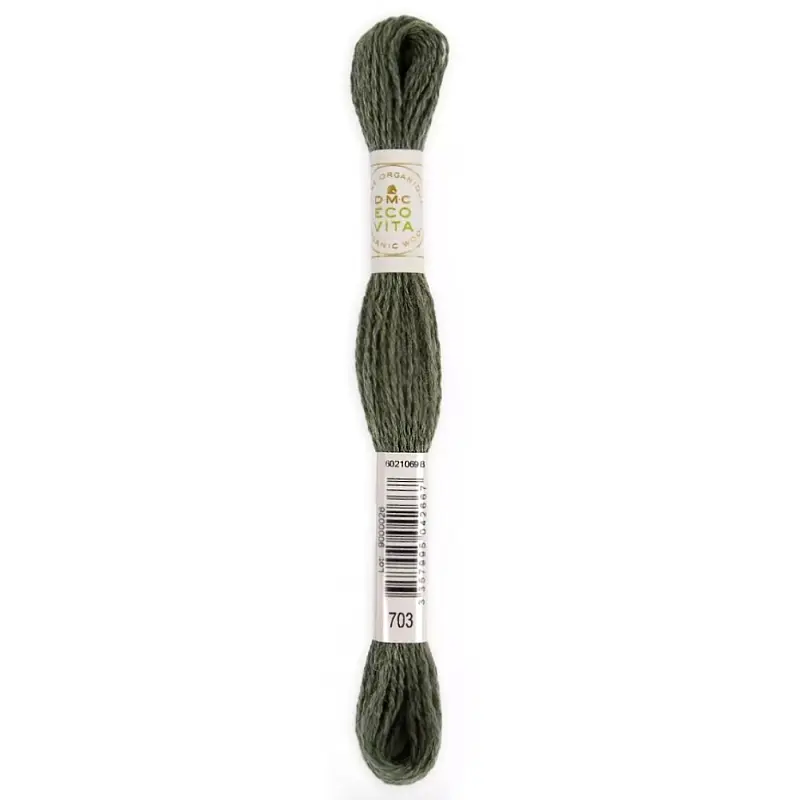 DMC Eco Vita Organic Crewel Wool 703 Moss Indigo