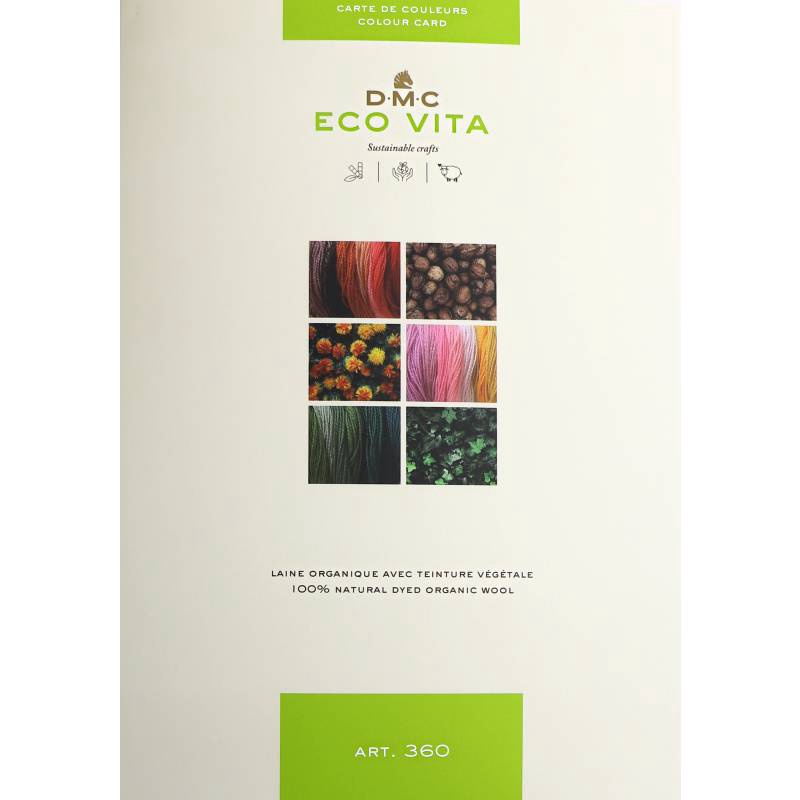 DMC Eco Vita Crewel Wool Colour Card