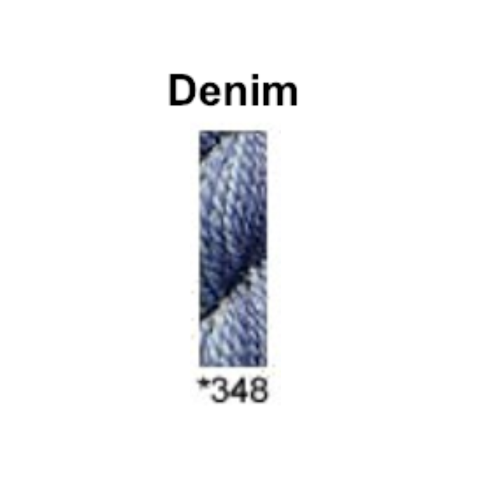 Gumnut Threads Daisies 348 Denim